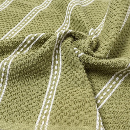 Ethel towel, col. Green, 38x63 cm, 100% HL, Makra-1