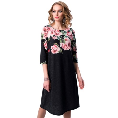 Women's dress, size 44, black color