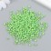 Glass beads 6/0 "green mint" bright 450 g