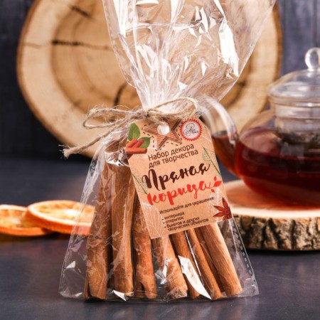 A set of natural decor "spicy cinnamon",