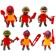 FUNKY TOYS figure "Firefighters, 8 cm, mix