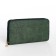 Women's wallet with lightning, green color