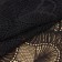 Lace elastic fabric, 180 mm × 23 ± 1 m, black color