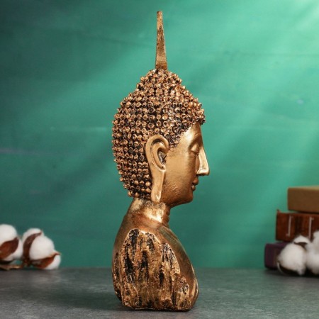 Figure "Bust of the Buddha" bronze, 26cm-3