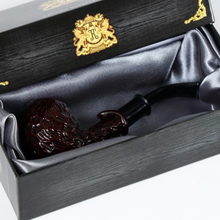 Tobacco smoking pipe "Commander", classic, 4 x 14 cm-3