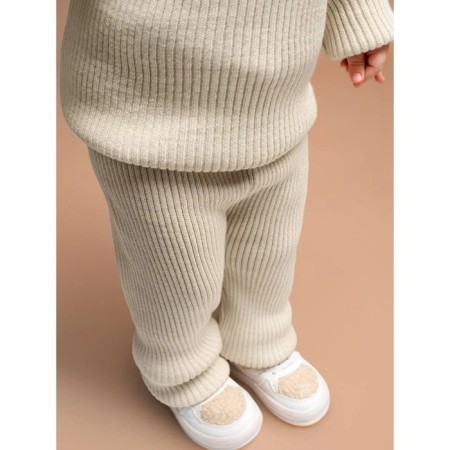 Knot -knitted suit Amarobaby Noodles, height 86 cm, milk color-7