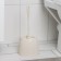 Black for the toilet with a stand “Knitted weaving”, 15 × 15 × 37 cm, beige color
