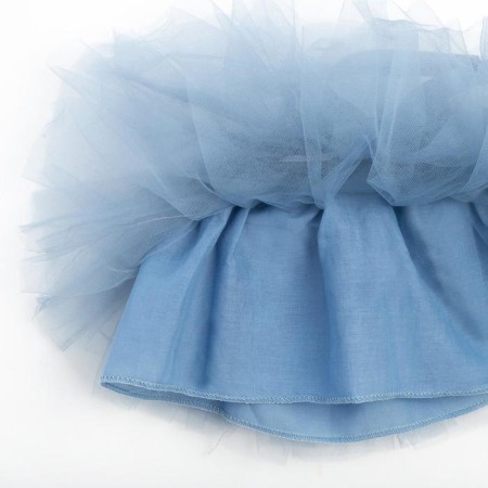 Three -layer crumb skirt, blue, 17 x 19 cm-3
