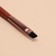 Brush Wood makeup, hard, beveled, 17 (+/- 1) cm, brown color/golden color