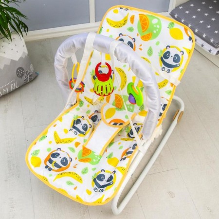 Shakeslong - rocking for newborns "Panda", game arc, toys mix-8