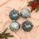 Set of balls plastic D-10 cm, 4 pcs "Festival" Green