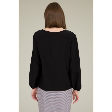 Female blouse, size 50, black color 60606-1
