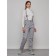Semi-combinezone Ski Drapeted Feminine, size 46, light-gray color