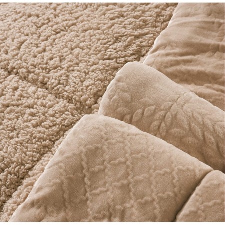 Aramis blanket, size 200x220 cm, beige color-1