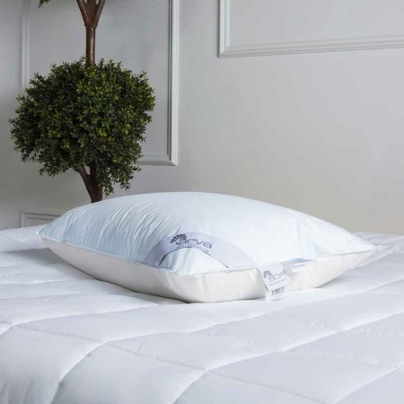 Pillow, size 50x70 cm, white blue color