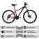 Bicycle 26 "Stinger Laguna Evo, red color, p. 15"