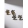 Clips "Grace" flowers, color mix