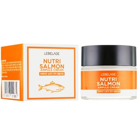 Ampulus face with LEBELAGE salmon oil