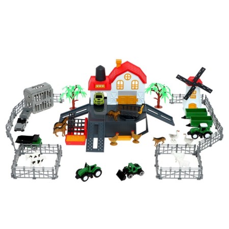 Parking "Farm", barn, aviary, transport, animals-1