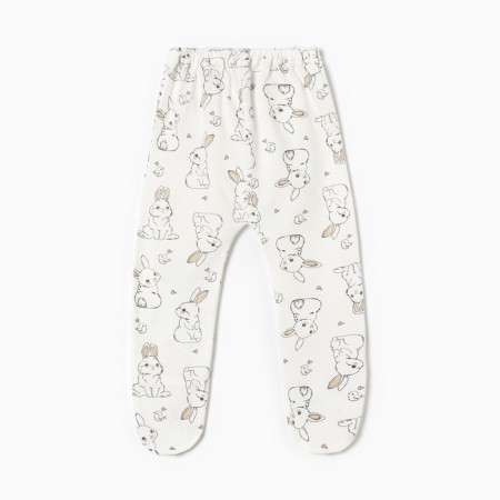 Children's sliders, white/bunnies, height 68
