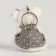 Soft toy "Bear with Heart" on the key fob, species mix