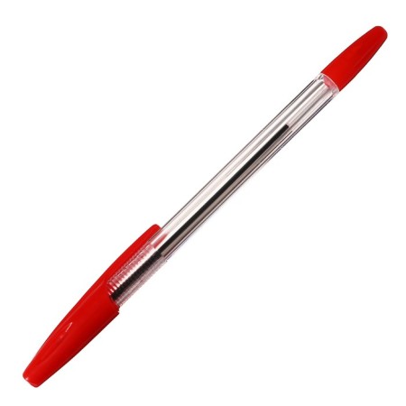 Set of ball pens 4 pcs. Lancer Office Style 820 Knot 1.0 Red, borders. Product.-3