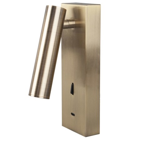 Wall lamp Mantra Tarifa, Led, 210lm, 3000k, 60x25x180 mm, Antique brass color
