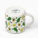 Ceramic mug "avocado", 380 ml, white color