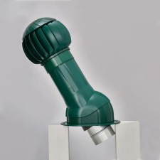 Bitumen roof ventilation kit, d = 160 mm, green moss Ral6005