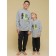 Set for boys, height 86 cm, gray color
