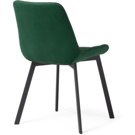 SHELS on a metal frame Chelsea Metal/velor, black/green 50x60x80 cm-3