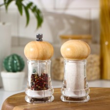 A set of mills for salt and pepper Magistro, 10 × 5 × 10 cm, 2 pcs