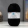 Yarn "Argentinean wool" 100% imported wool 200m/100g (003, black)