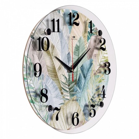 Watching clock, interior "tropics", D-30 cm, silent-1
