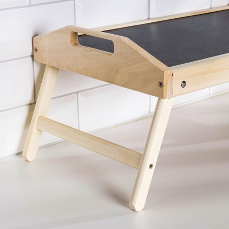 Breakfast table with folding handles, 50 × 30cm, from linden-2