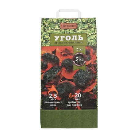 Coal briquetted Boyscout, 2 kg-1