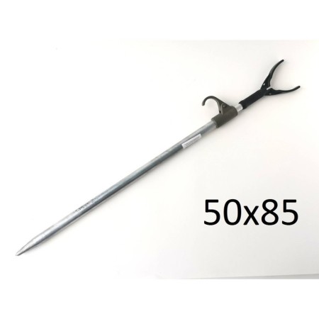 Telescopic stand, aluminum, 50x85 cm