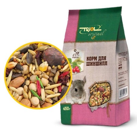 Triol feed for chinchillas, 450 g