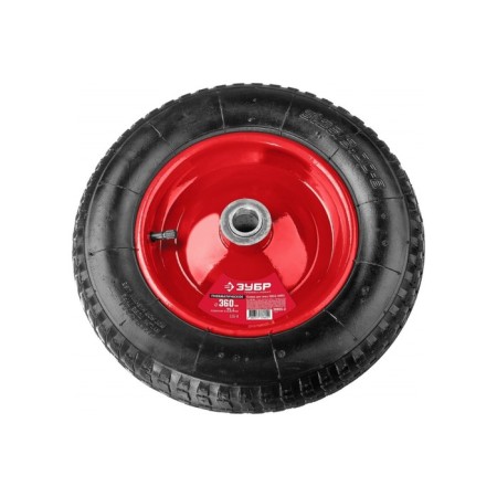 Pneumatic wheel, d = 360 mm, hub: diameter 25.4 mm, length 90 mm, "bison"-1