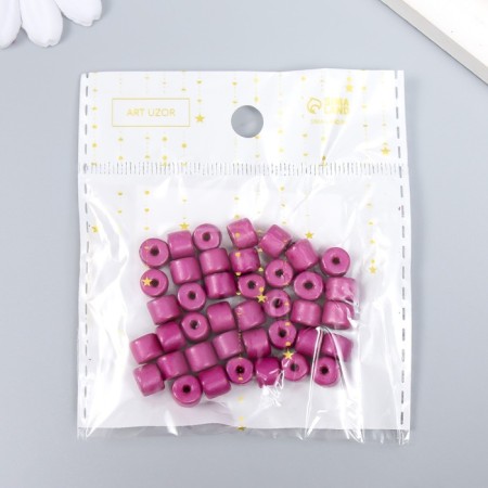 Beads for creativity plastic cylinder "blackberry" set 20 grams 0.6x0.6x0.5 cm-2