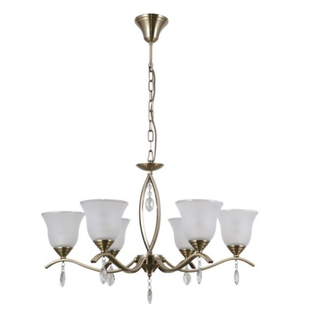 Ceiling light Gerhort G11092/6AB WT, 6x40W, E27, 83x67x67 cm, bronze color