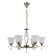 Ceiling light Gerhort G11092/6AB WT, 6x40W, E27, 83x67x67 cm, bronze color