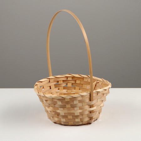 Set of wicker baskets, 16x10/32, 18x10/34, 21x10/36cm, bamboo-1