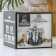 Set for glass spices on the stand “Shine”, capacity, 5.5 × 10.5 cm, 6 pcs