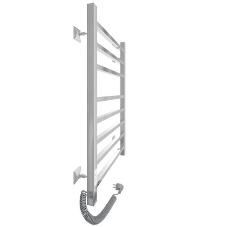 The electric heated towel "Sanprise" Quadro P8, 500x800 mm, left, chrome-9
