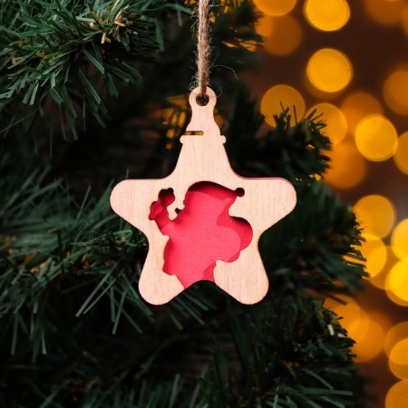 New Year. New Year's set "Stars" 8 pieces, 2025, red color-6