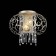 Sconces st. SL1101.201.02. Dolcima. 2x40 watts, E14, 38x32 cm, champagne color