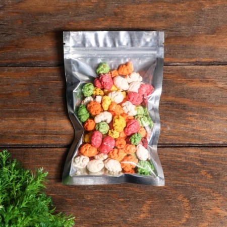 Zip-Lock PP package, with a continuous window, flat, 12 x 19 cm
