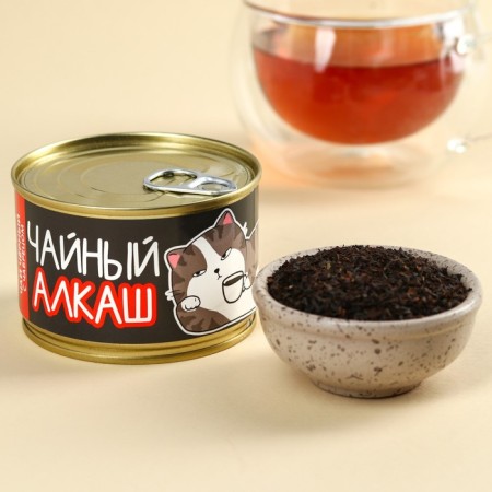Black tea in the Tales Bank "Tea Helpen" with thyme, 20 g.