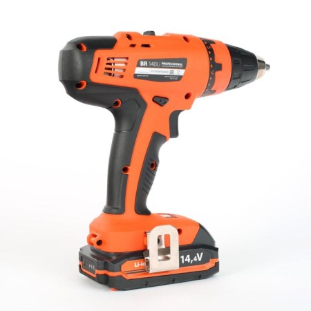 Drill-shuruvumvets Patriot Br140LI, 14.4 V, 2x1.5 Ah, Li-Ion, 47 Nm, case-4
